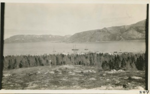 Image of Nain from hill back of town